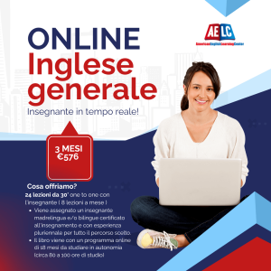 Corso individuale 3 mesi bisettimanale - durata lezione 30'