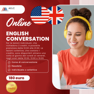 Conversation in English online <br>10 crediti
